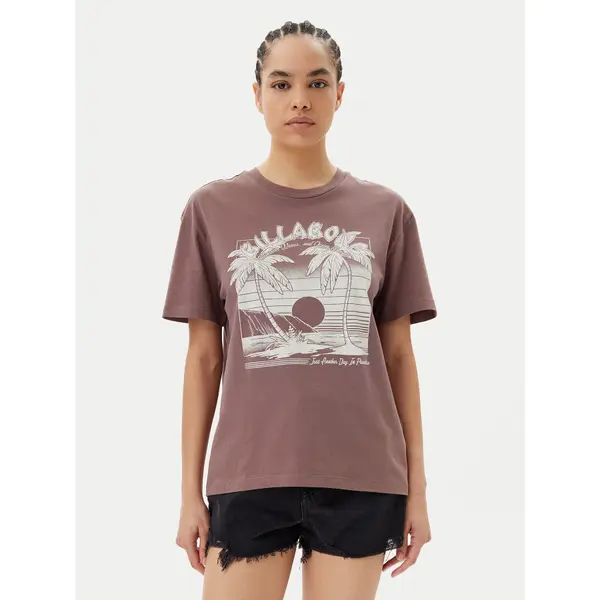 Billabong Billabong T-shirt Sweet Escape EBJZT00419 Smeđa Relaxed Fit