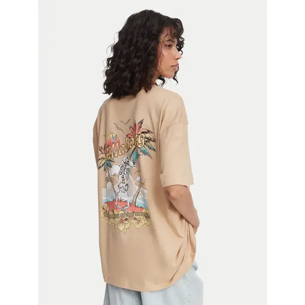 Billabong Billabong T-shirt Take A Break EBJZT00407 Kaki Oversize
