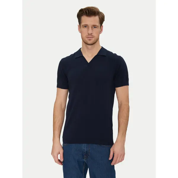 Blend Blend Polo 20718362 Tamnoplava Regular Fit