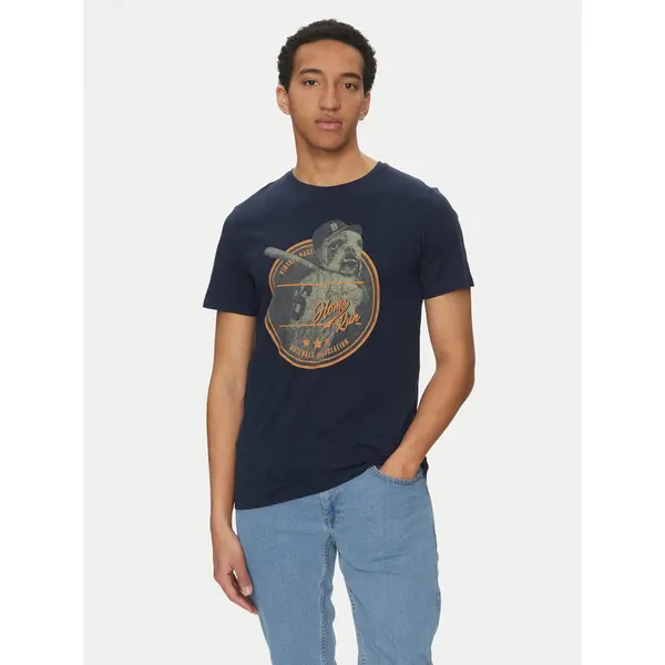 Blend Blend T-shirt 20717764 Tamnoplava Regular Fit