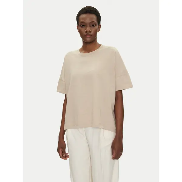 Bomboogie Bomboogie T-shirt TW7441TJOR5 Bež Relaxed Fit