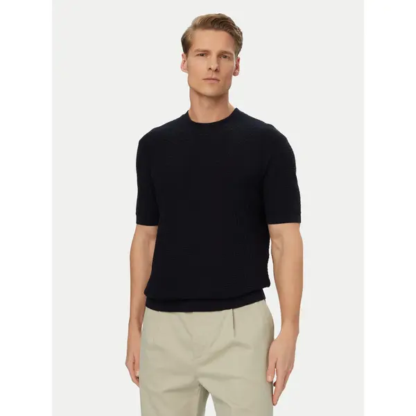 Boss BOSS Džemper H-Nilton 50560468 Tamnoplava Regular Fit