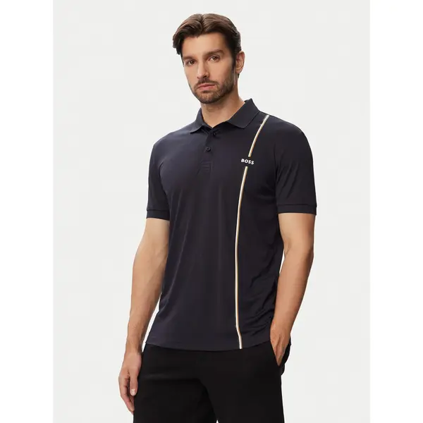 Boss BOSS Polo Game 3 50563363 Tamnoplava Regular Fit