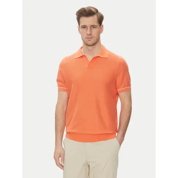Boss BOSS Polo H-Jianluca 50537654 Narančasta Regular Fit
