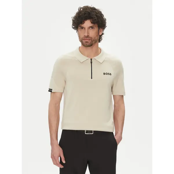 Boss BOSS Polo K_Perform-Max_Pl 50537146 Bež Slim Fit