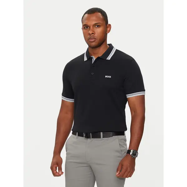 Boss Boss Polo Paddy 50469055 Crna Regular Fit
