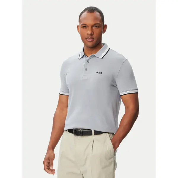Boss BOSS Polo Paddy 50469055 Tamno siva Regular Fit