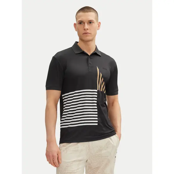Boss BOSS Polo Paddy Striped C1 50539506 Crna Regular Fit
