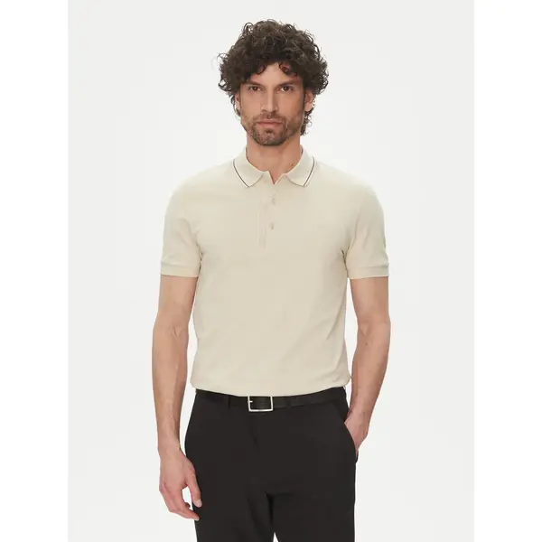 Boss BOSS Polo Paule 4 50506195 Bež Slim Fit
