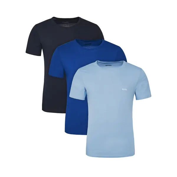 Boss BOSS Set t-shirt majica﻿ TShirtRN 3P Classic 50532468 Plava Regular Fit