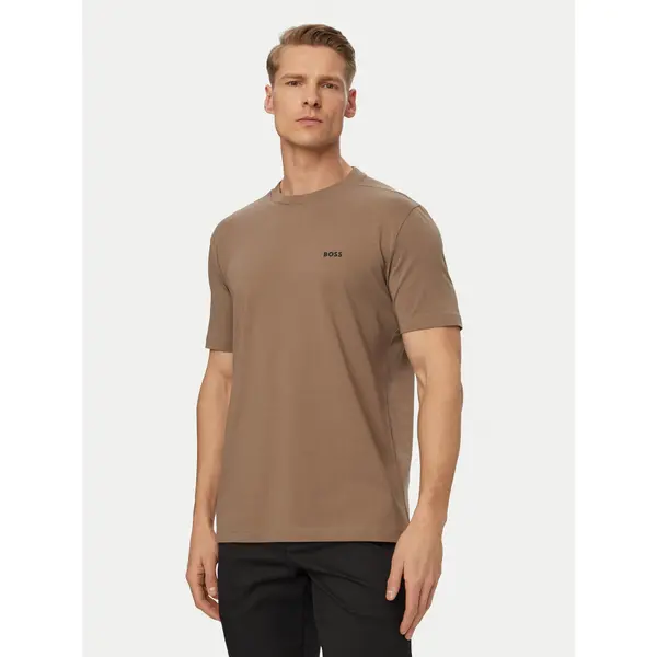 Boss BOSS T-shirt 50506373 Kaki Regular Fit