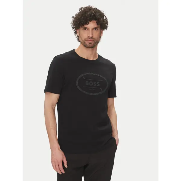 Boss BOSS T-shirt 50537825 Crna Regular Fit
