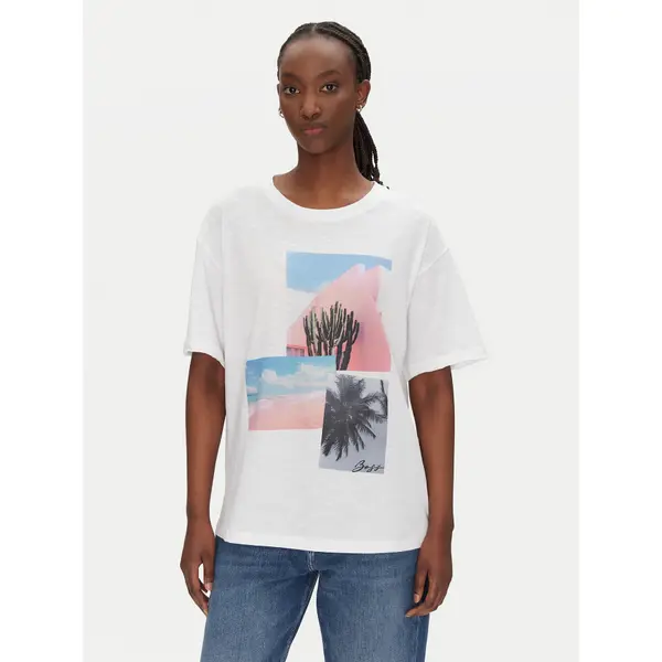Boss BOSS T-shirt C_Eband_4 50540433 Bijela Relaxed Fit