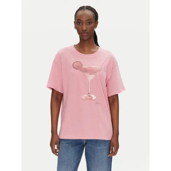 Boss BOSS T-shirt C_Eband_4 50540433 Ružičasta Relaxed Fit