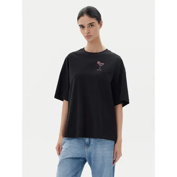 Boss BOSS T-shirt C_Eboyfriend_4 50540441 Crna Oversize