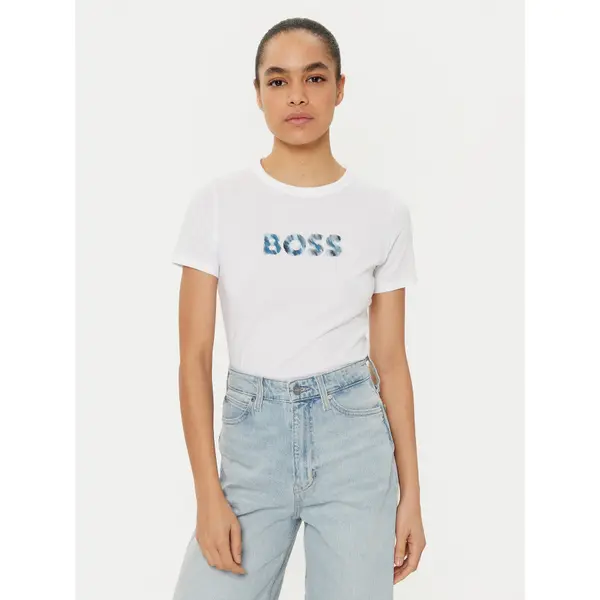 Boss BOSS T-shirt C_Elogo 50535322 Bijela Regular Fit