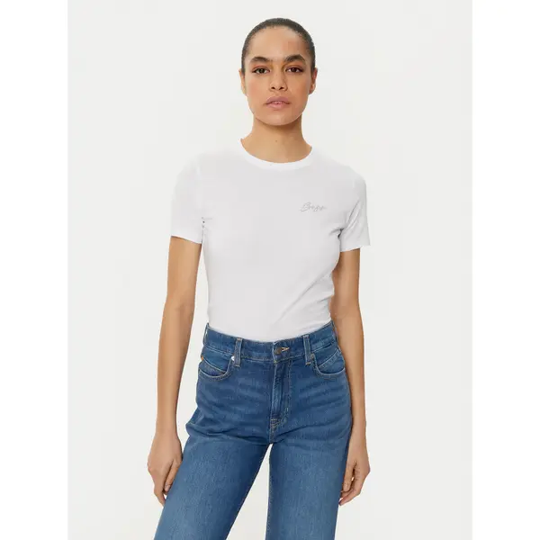 Boss BOSS T-shirt C_Elogo 50535322 Écru Regular Fit