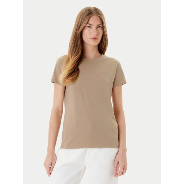 Boss BOSS T-shirt C_Esogo_1 50506973 Bež Slim Fit