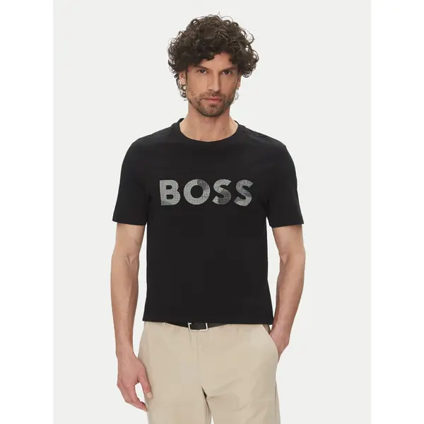 Boss BOSS T-shirt Glamping 50537834 Crna Regular Fit