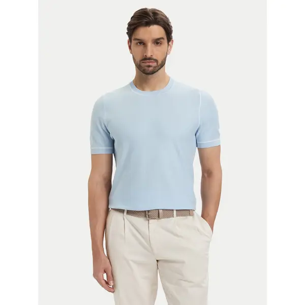 Boss BOSS T-shirt H-Nalon 50560482 Plava Regular Fit