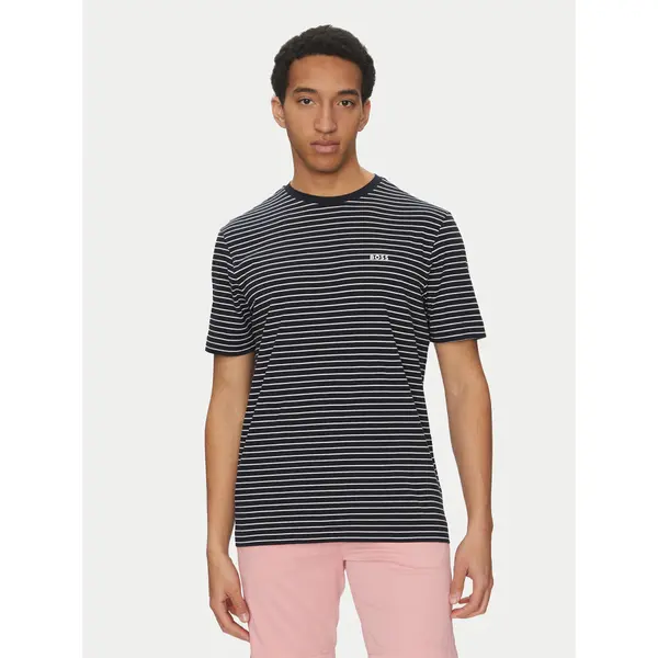 Boss BOSS T-shirt TalesStripe 50499334 Crna Relaxed Fit