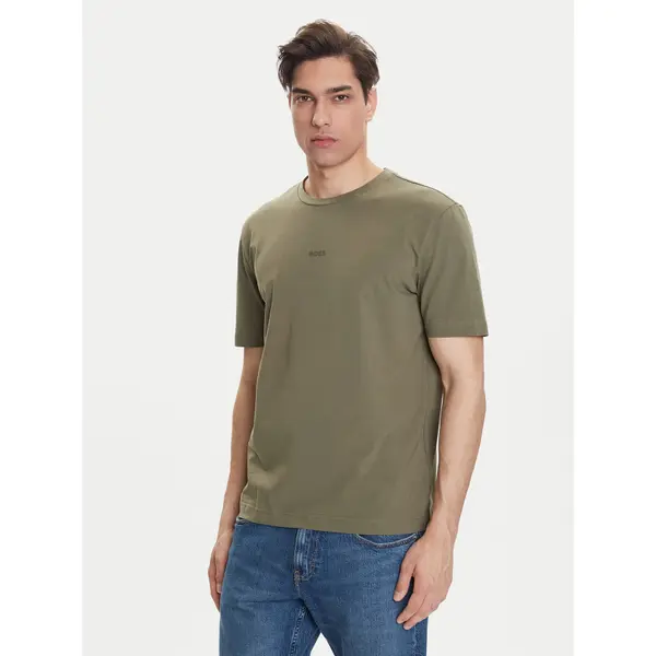 Boss BOSS T-shirt Tchup 50473278 Zelena Relaxed Fit