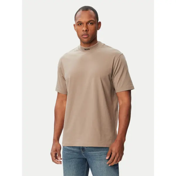 Boss BOSS T-shirt Tee Collar 50562120 Bež Relaxed Fit