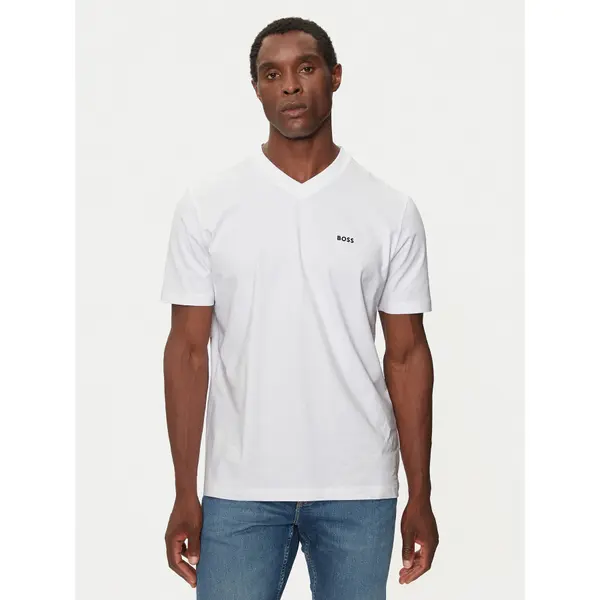 Boss Boss T-shirt Tee V 50506347 Bijela Regular Fit