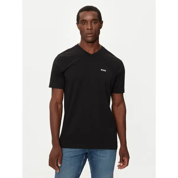 Boss Boss T-shirt Tee V 50506347 Crna Regular Fit
