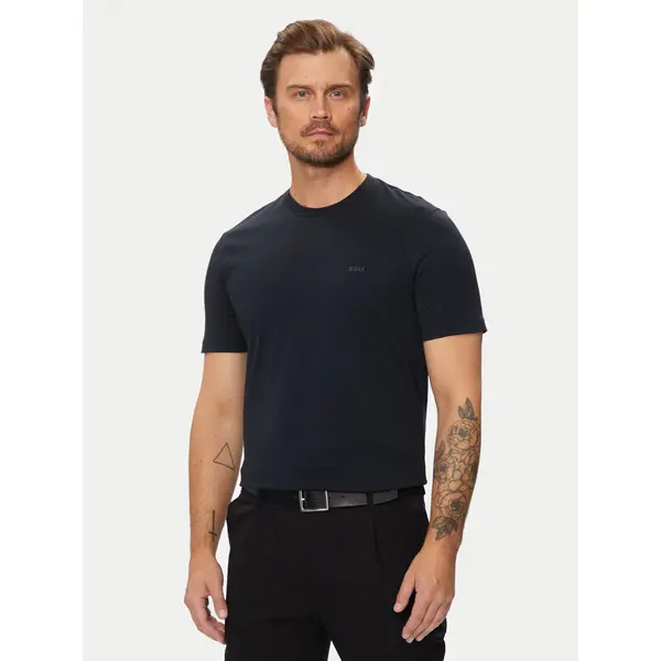 Boss Boss T-shirt Thompson 50468347 Tamnoplava Regular Fit