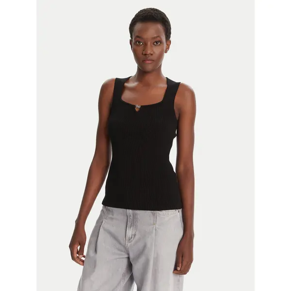 Boss BOSS Top Fiura 50543939 Crna Regular Fit