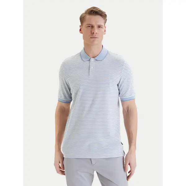 Bugatti Bugatti Polo 8150-75092C Svijetlo plava Regular Fit