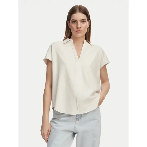 Calvin Klein Jeans Calvin Klein Jeans Košulja Monogram LV04RC276G Svijetlo bež Slim Fit