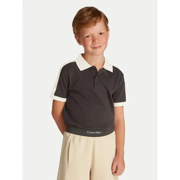 Calvin Klein Jeans Calvin Klein Jeans Polo IB0IB02485 Crna Regular Fit