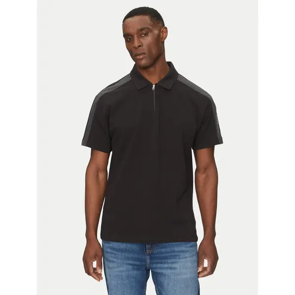 Calvin Klein Jeans Calvin Klein Jeans Polo Logo Tape J30J327240 Crna Regular Fit