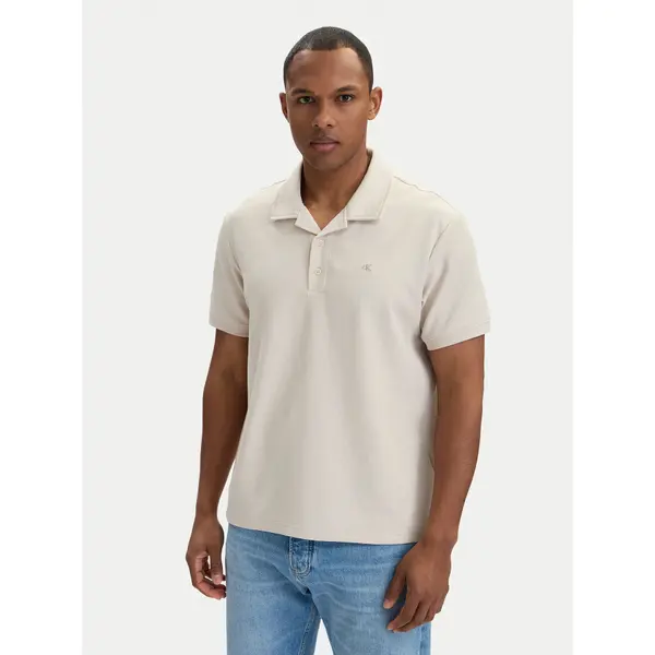 Calvin Klein Jeans Calvin Klein Jeans Polo LV04RF205G Krem Regular Fit