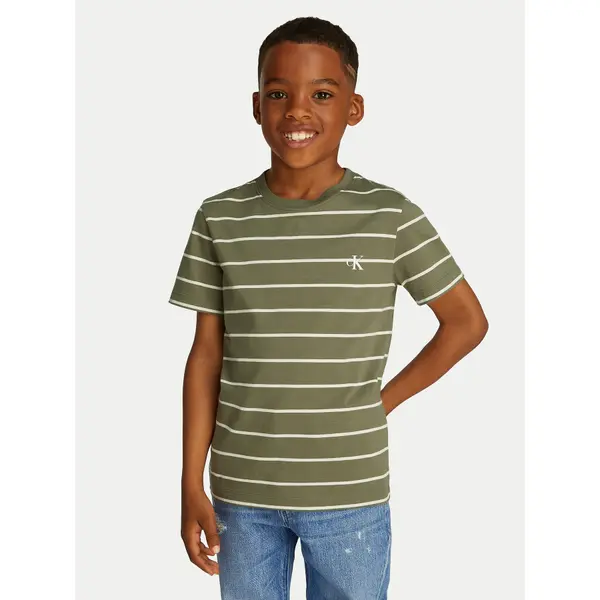 Calvin Klein Jeans Calvin Klein Jeans Set t-shirt majica﻿ IB0IB02364 Zelena Regular Fit