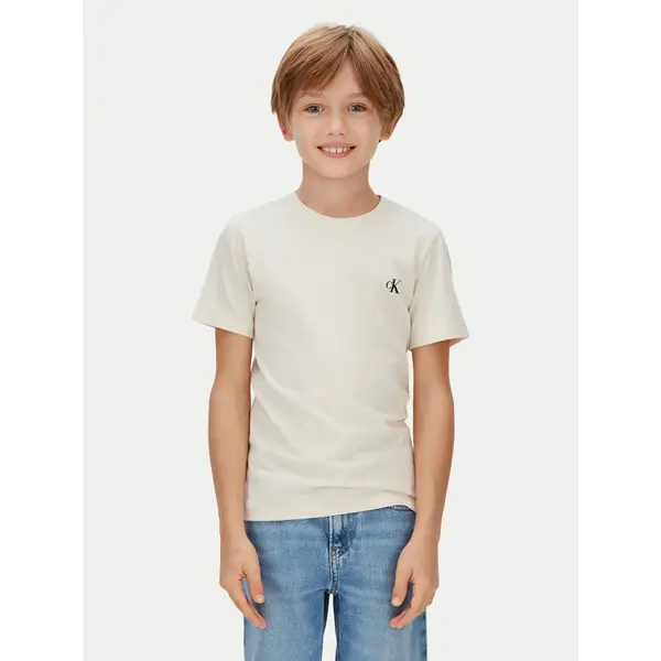 Calvin Klein Jeans Calvin Klein Jeans Set t-shirt majica﻿ Monologo IB0IB01093 Bež Regular Fit