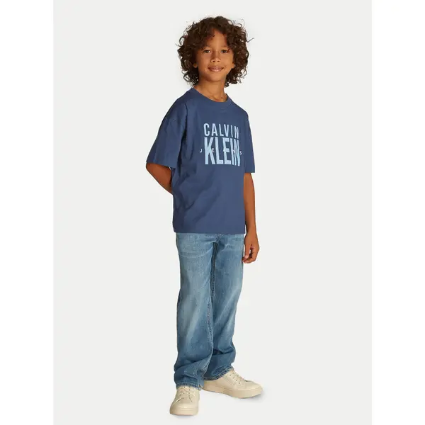 Calvin Klein Jeans Calvin Klein Jeans T-shirt Bold Graphic IB0IB02448 Plava Relaxed Fit