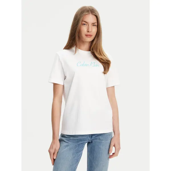 Calvin Klein Jeans Calvin Klein Jeans T-shirt Classic Logo LV047C854G Bijela Regular Fit