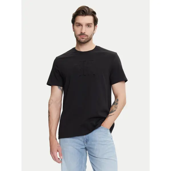 Calvin Klein Jeans Calvin Klein Jeans T-shirt Deboss Mono Graphic LV04RC824G Crna Regular Fit