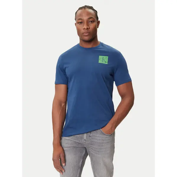 Calvin Klein Jeans Calvin Klein Jeans T-shirt Gradient Monogram LV04RC859G Plava Regular Fit