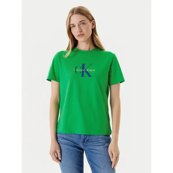 Calvin Klein Jeans Calvin Klein Jeans T-shirt Hero Classic LV047B865G Zelena Regular Fit