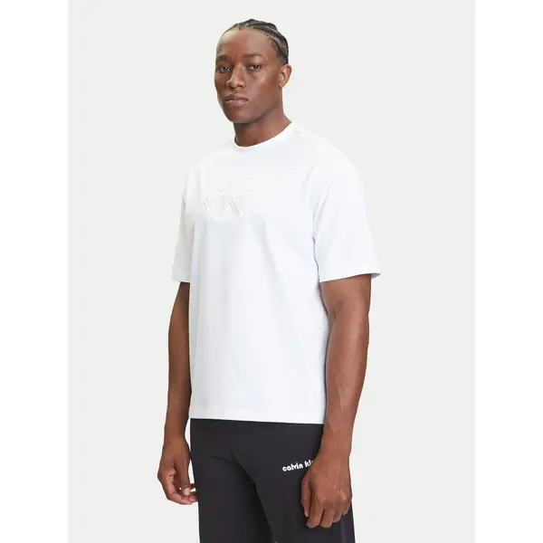 Calvin Klein Jeans Calvin Klein Jeans T-shirt Hero Monologo LV04RB295G Bijela Relaxed Fit