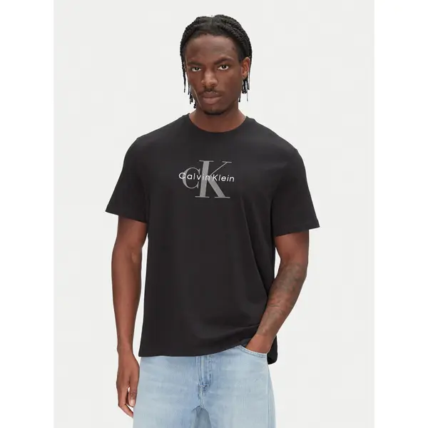 Calvin Klein Jeans Calvin Klein Jeans T-shirt Hero Monologo LV04RB862G Crna Regular Fit
