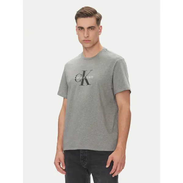 Calvin Klein Jeans Calvin Klein Jeans T-shirt Hero Monologo LV04RB862G Siva Regular Fit