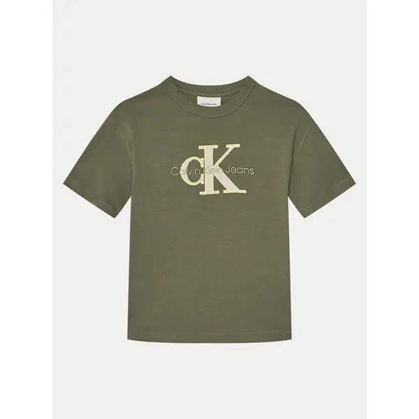 Calvin Klein Jeans Calvin Klein Jeans T-shirt IB0IB02361 Zelena Regular Fit