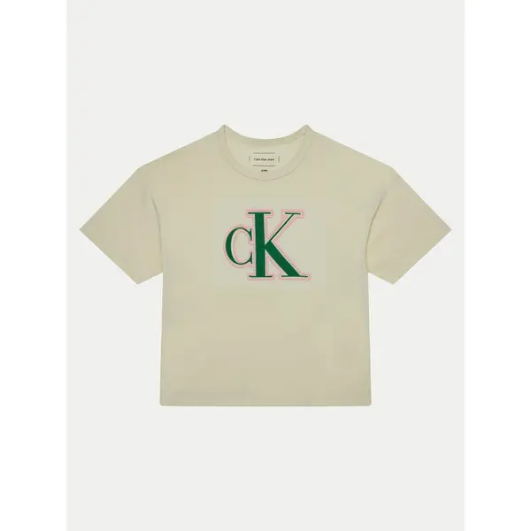 Calvin Klein Jeans Calvin Klein Jeans T-shirt IG0IG02806 Écru Boxy Fit