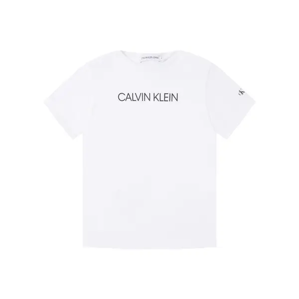 Calvin Klein Jeans Calvin Klein Jeans T-shirt Institutional SS IB0IB00347 Bijela Regular Fit