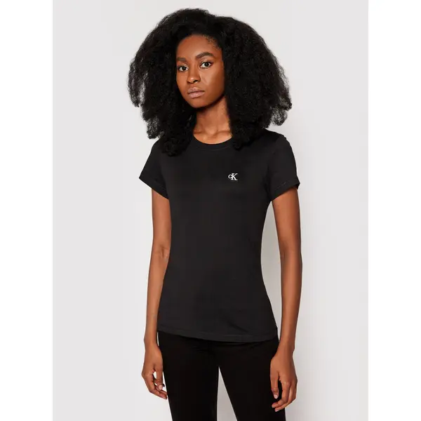 Calvin Klein Jeans Calvin Klein Jeans T-shirt J20J212883 Crna Regular Fit
